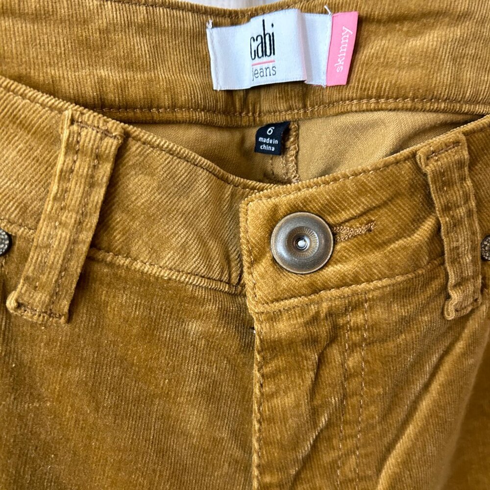 CAbi Jeans Womens Size 6 Corduroy Skinny